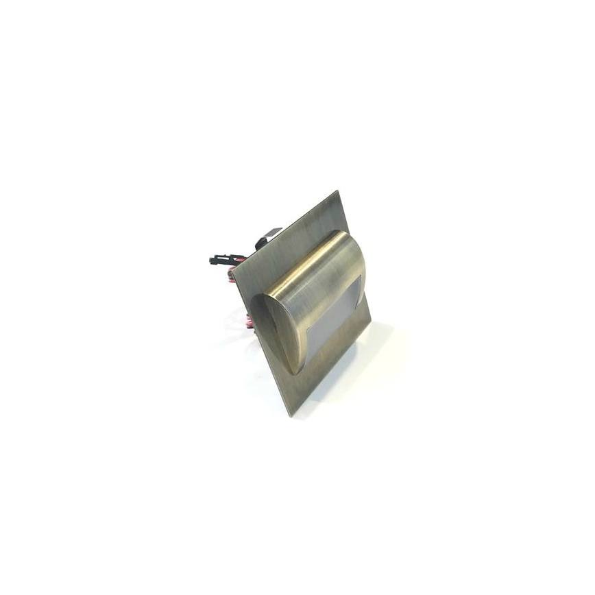 Luz de escadas LED DECORUS LED/1,2W/12V 3000K bronze