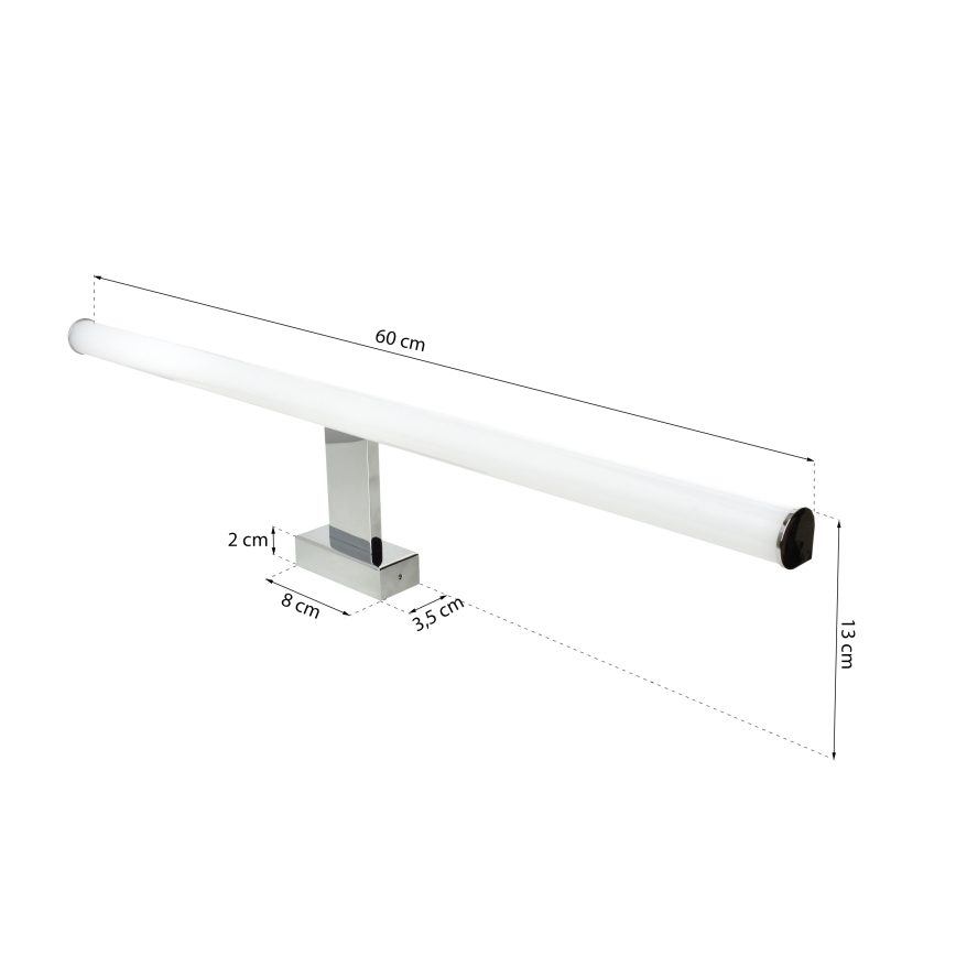 Luz de espelho de casa de banho LED DUNA LED/13,8W/230V IP44