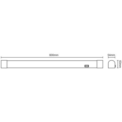 Luz de espelho de casa de banho LED LED/15W/230V 4000K IP44