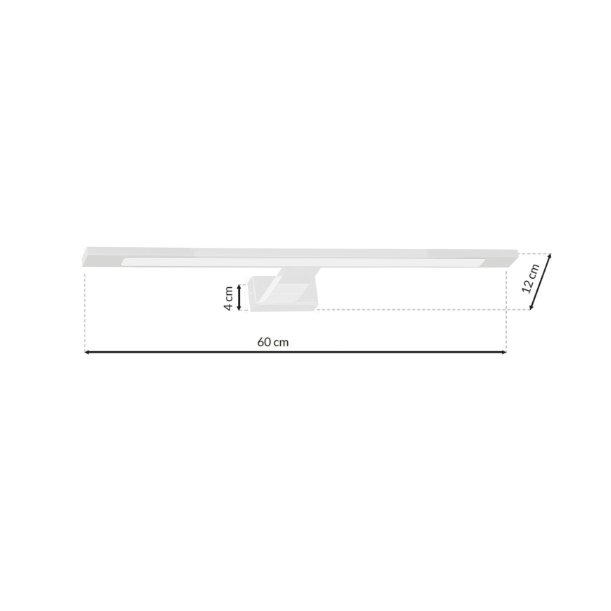 Luz de espelho de casa de banho LED SHINE LED/12W/230V IP44