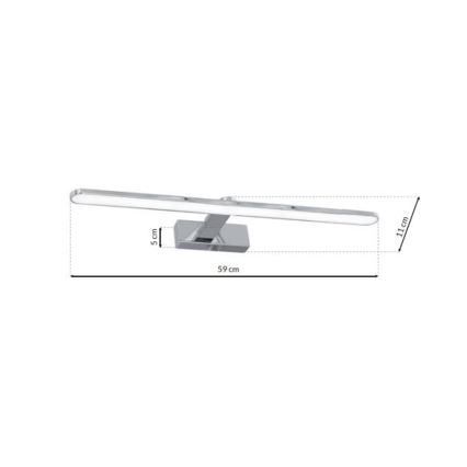 Luz de espelho de casa de banho LED SPLASH LED/12W/230V IP44