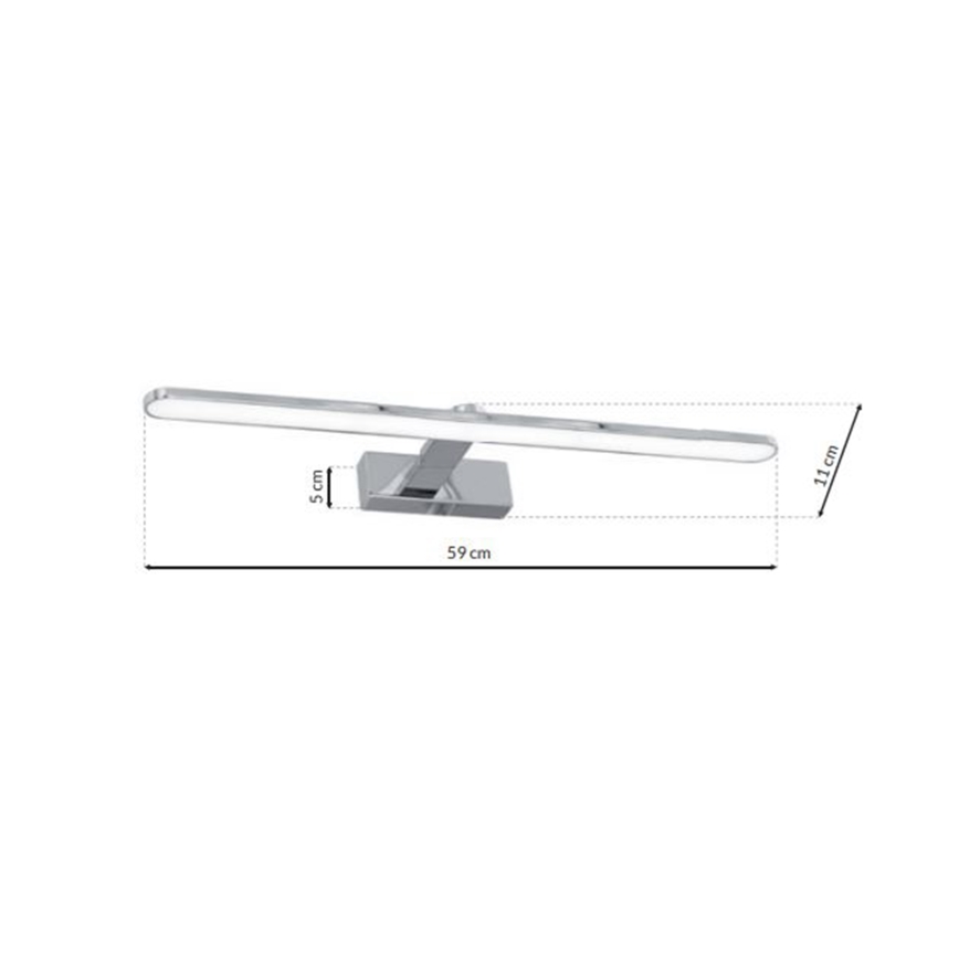 Luz de espelho de casa de banho LED SPLASH LED/12W/230V IP44