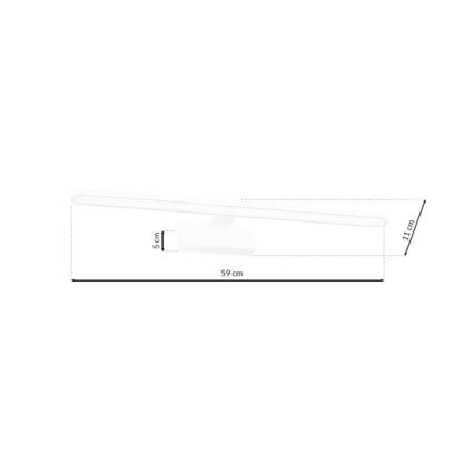 Luz de espelho de casa de banho LED SPLASH LED/12W/230V IP44