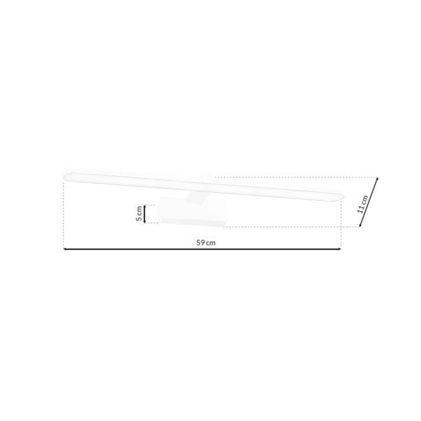 Luz de espelho de casa de banho LED SPLASH LED/12W/230V IP44