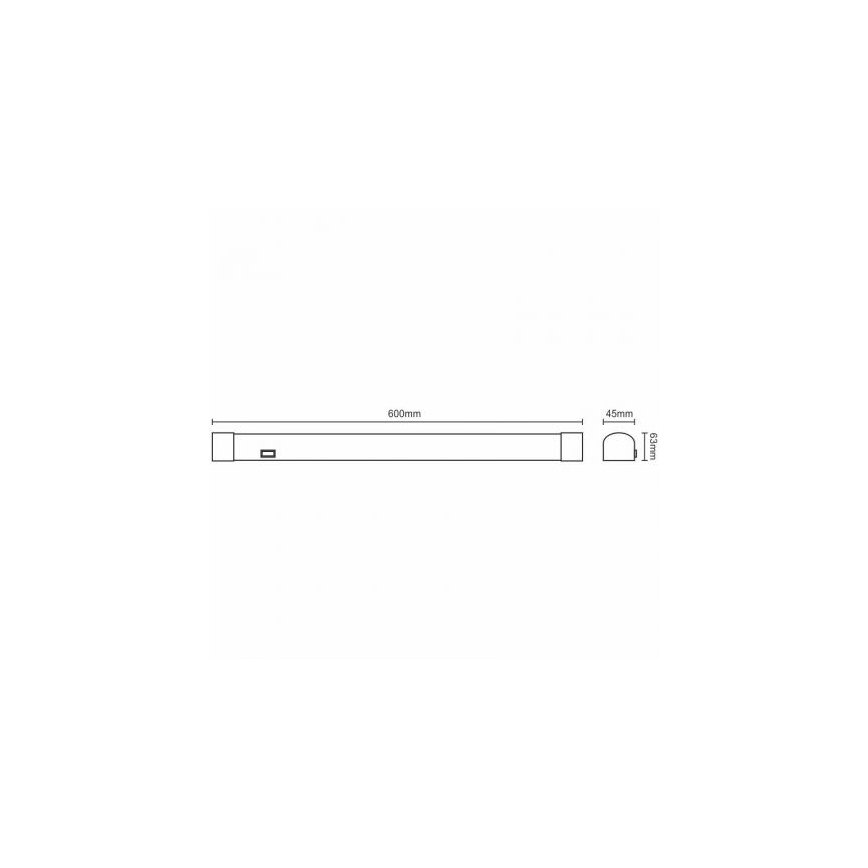 Luz de fundo de armário de cozinha LED LED/15W/230V 4000K IP44