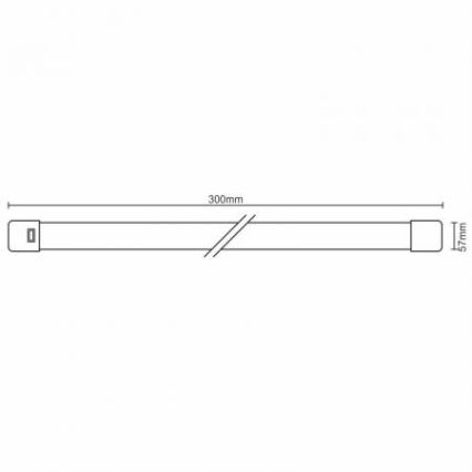 Luz de fundo para armário de cozinha LED LED/9W/230V IP40