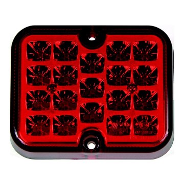 Luz de nevoeiro LED SINGLE LED/1,9W/12V IP67 vermelha