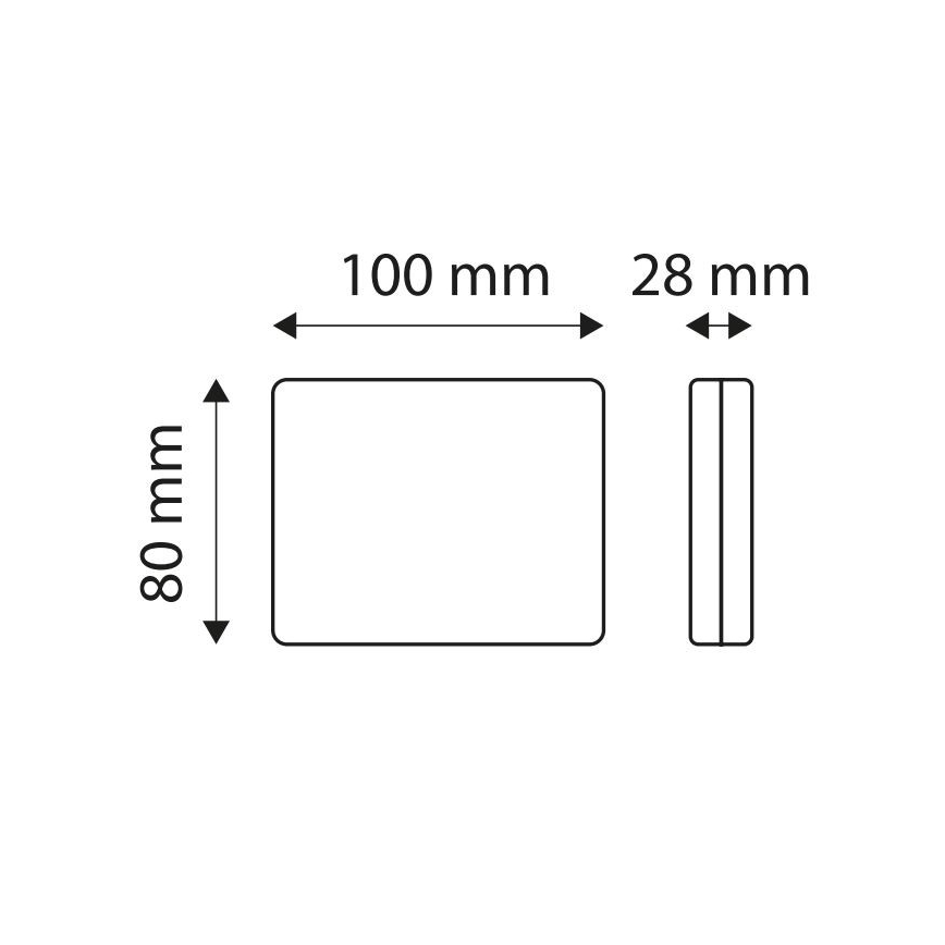 Luz de nevoeiro LED SINGLE LED/1,9W/12V IP67 vermelha