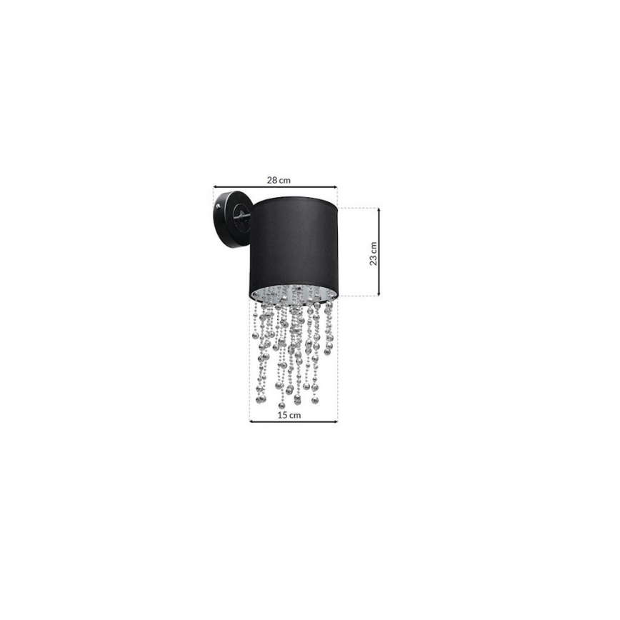 Luz de parede ALMERIA 1xE27/60W/230V