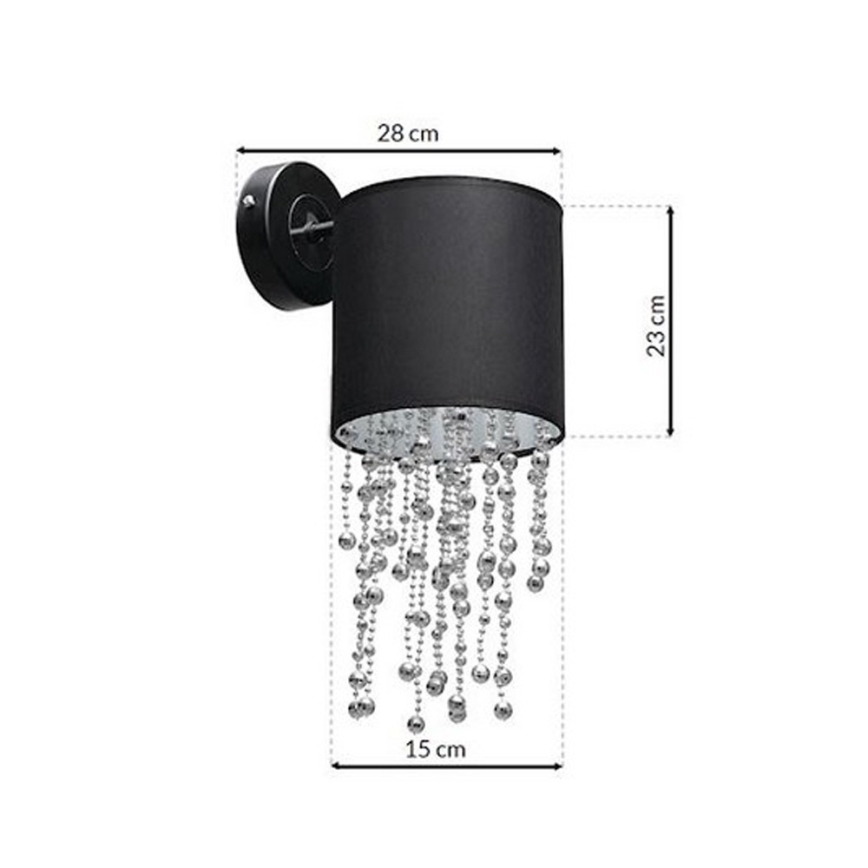 Luz de parede ALMERIA 1xE27/60W/230V