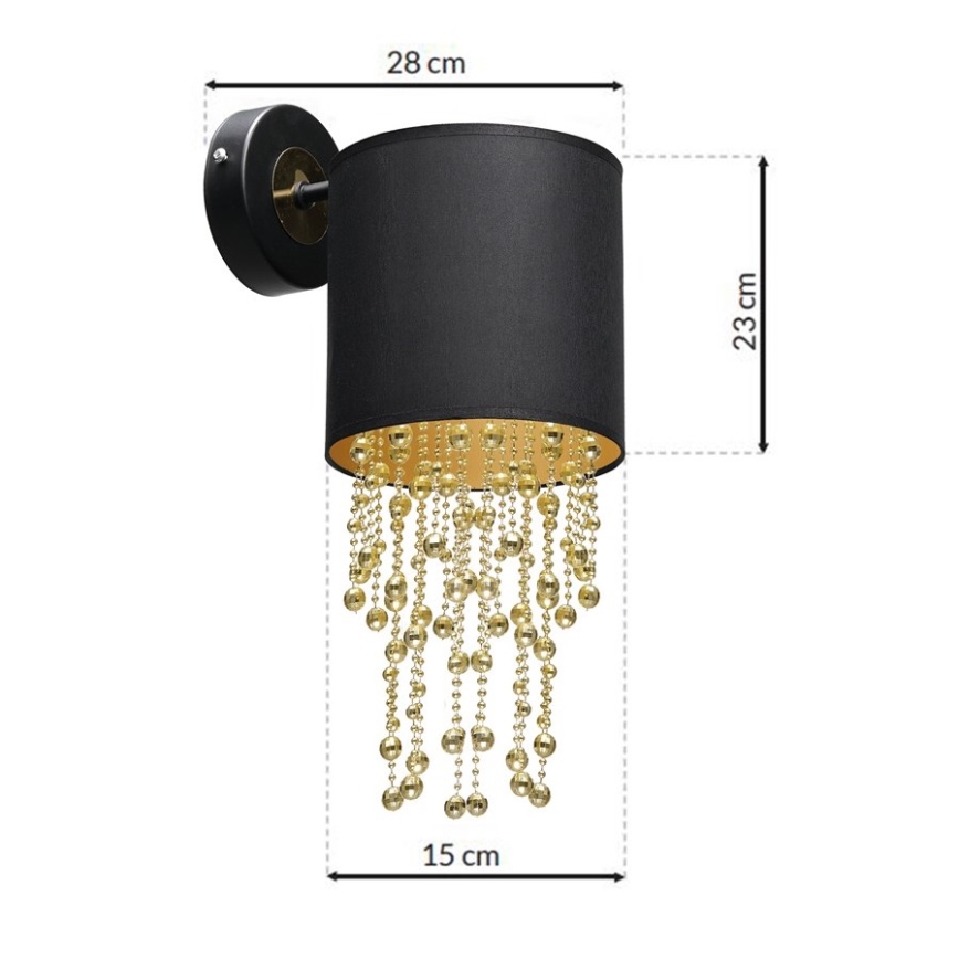 Luz de parede ALMÉRIA 1xE27/60W/230V