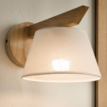 Luz de parede ANTONIO 1xE14/40W/230V carvalho
