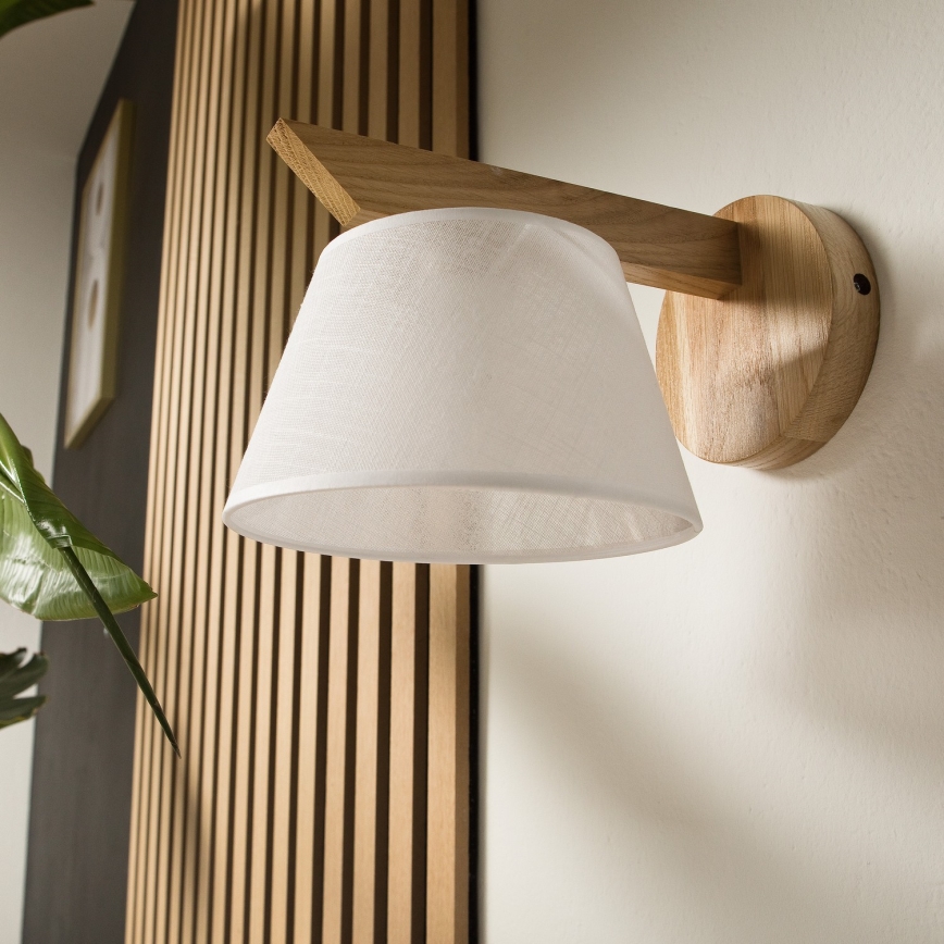 Luz de parede ANTONIO 1xE14/40W/230V carvalho