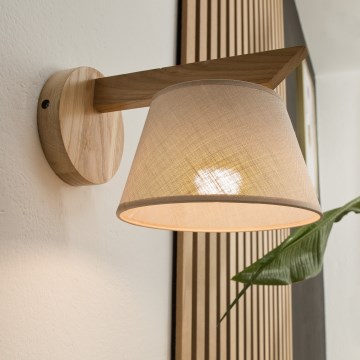 Luz de parede ANTONIO 1xE14/40W/230V carvalho