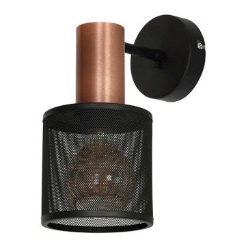 Luz de parede ARES BLACK 1xE27/60W/230V