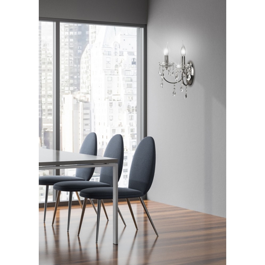 Luz de parede AURORA 2xE14/40W/230V