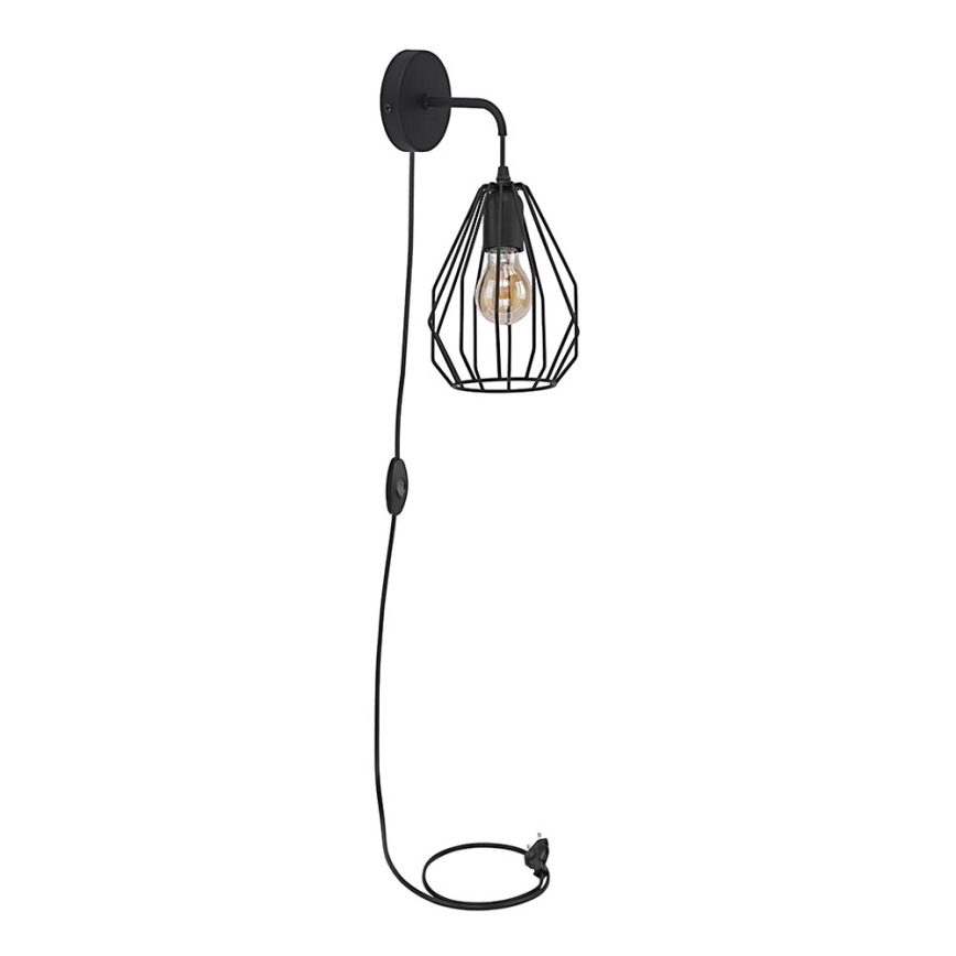 Luz de parede BRYLANT BLACK 1xE27/60W/230V