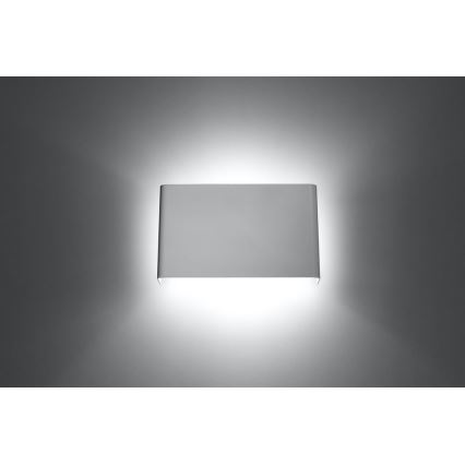 Luz de parede COPERTURA 2xG9/40W/230V branco