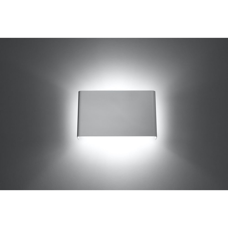Luz de parede COPERTURA 2xG9/40W/230V branco