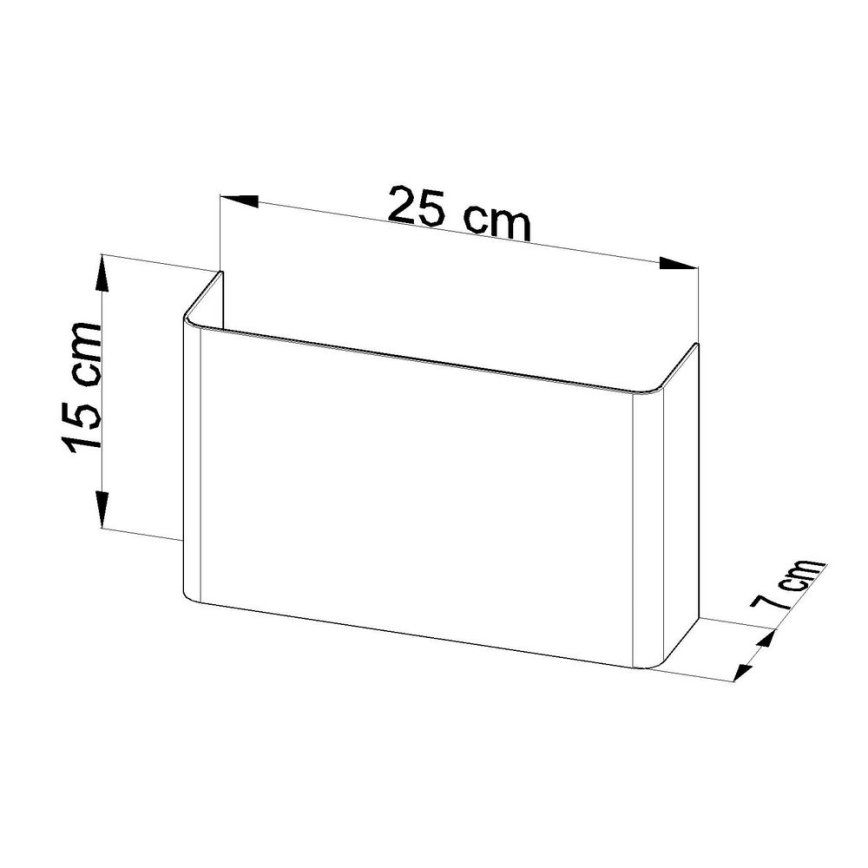 Luz de parede COPERTURA 2xG9/40W/230V branco
