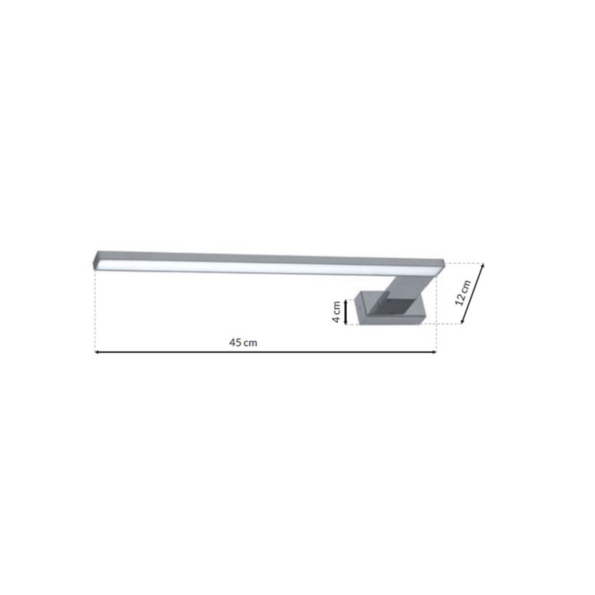 Luz de parede de casa de banho LED SHINE 1xLED/11W/230V IP44