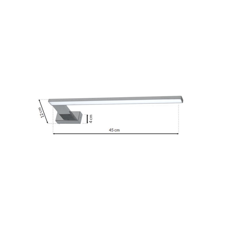 Luz de parede de casa de banho LED SHINE 1xLED/11W/230V IP44