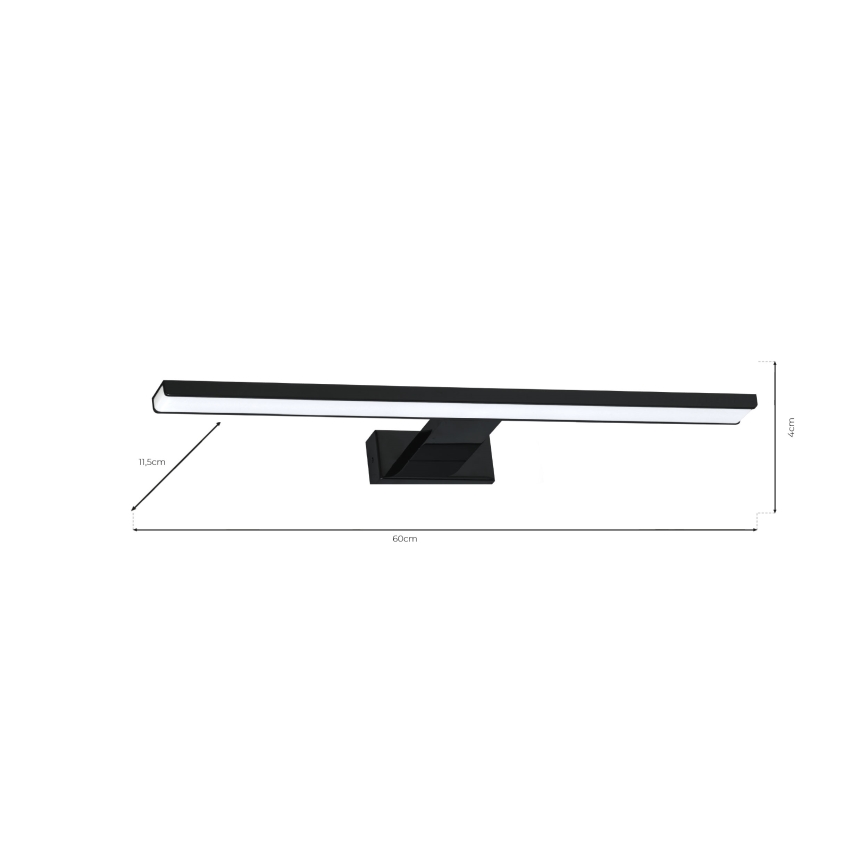 Luz de parede de casa de banho LED SHINE 1xLED/13,8W/230V IP44
