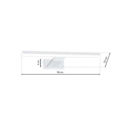 Luz de parede de casa de banho LED SHINE 1xLED/7W/230V IP44