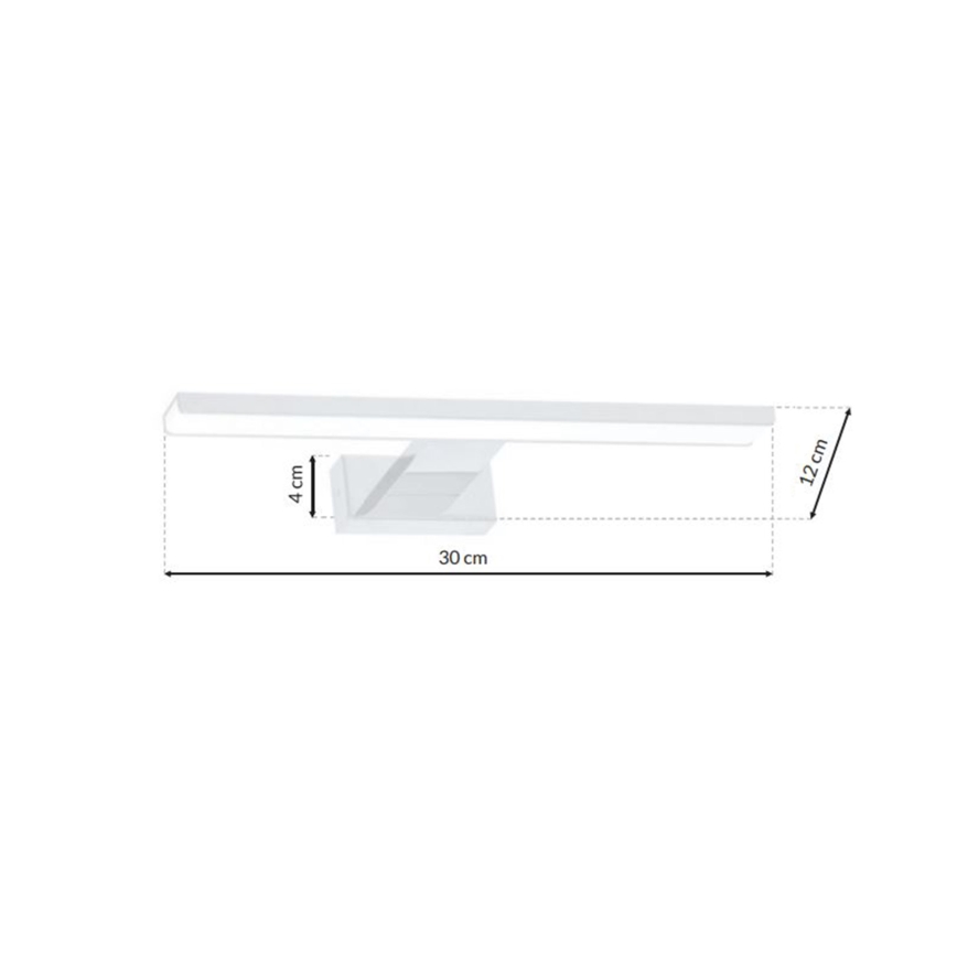 Luz de parede de casa de banho LED SHINE 1xLED/7W/230V IP44