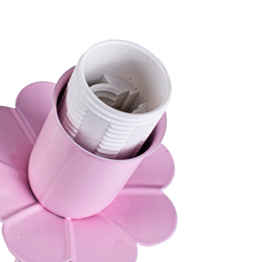 Luz de parede de criança BORBOLETA PEQUENA 1xE14/60W rosa