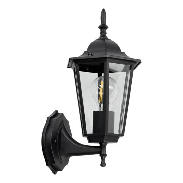 Luz de parede de exterior 1xE27/60W/230V IP44 preto antigo