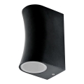 Luz de parede de exterior BOSTON 2xGU10/10W/230V preto antigo IP44