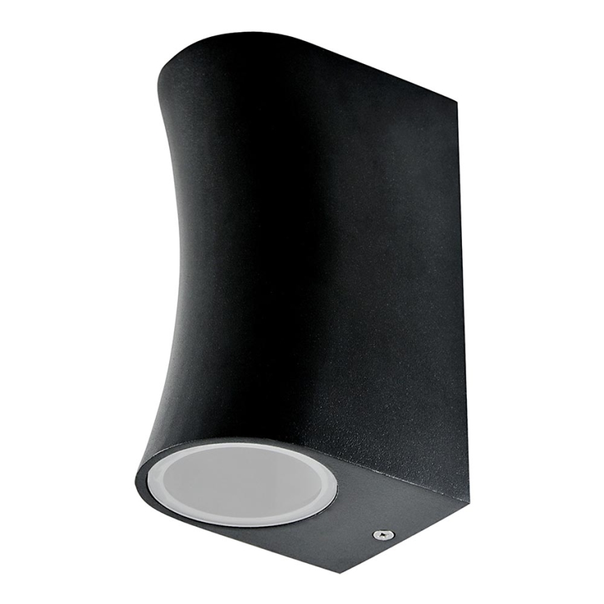 Luz de parede de exterior BOSTON 2xGU10/10W/230V preto antigo IP44