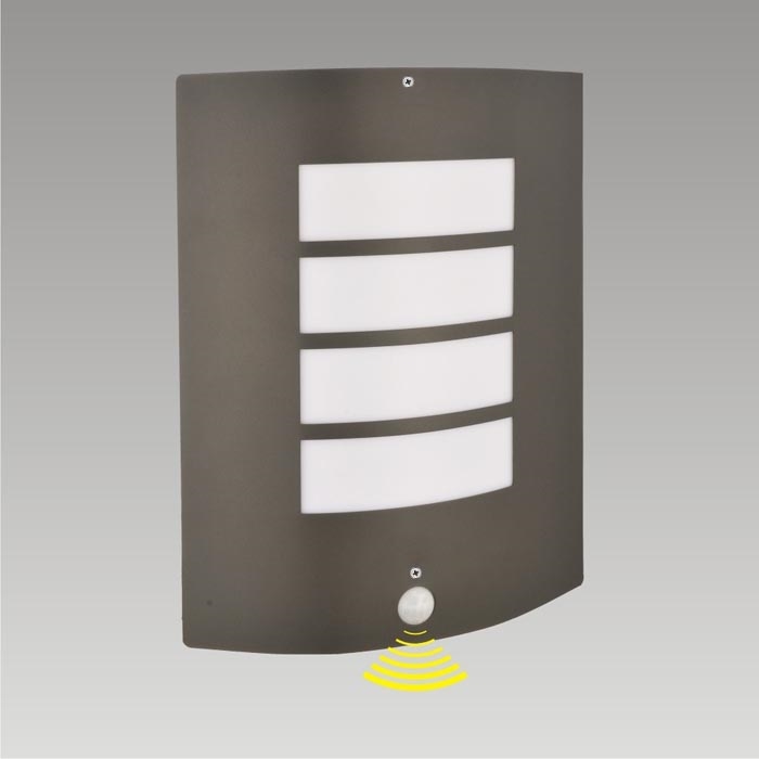 Luz de parede de exterior com sensor MEMPHIS 1xE27/15W/230V IP44