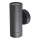 Luz de parede de exterior OLIMP 1 2xGU10/35W preto antigo IP44