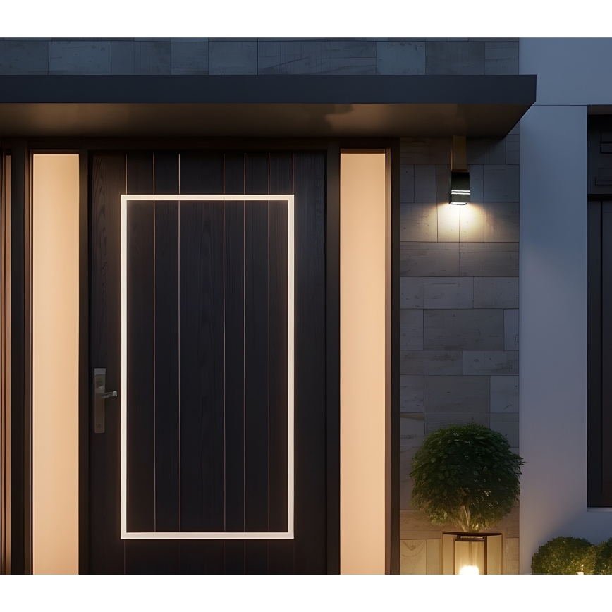 Luz de parede de exterior QUAZAR 1xGU10/11W/230V IP44