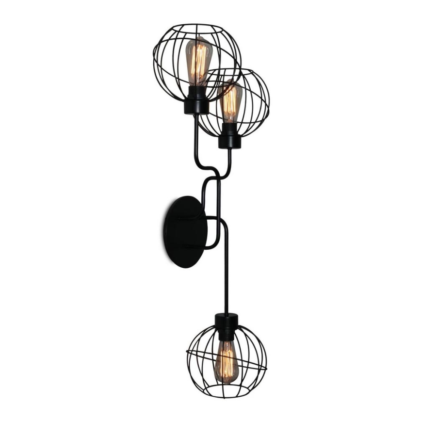 Luz de parede ELECTRICO 3xE27/60W/230V