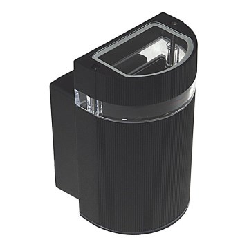 Luz de parede exterior KORTEK 1xGU10/30W/230V IP54 preto