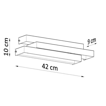 Luz de parede FROST 2xG9/40W/230V