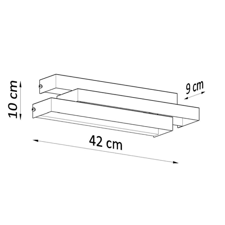 Luz de parede FROST 2xG9/40W/230V