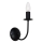 Luz de parede GLOBE 1 1xE14/60W preto antigo