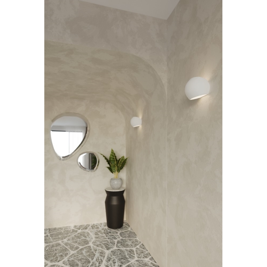 Luz de parede GLOBE 1xE27/60W/230V branco
