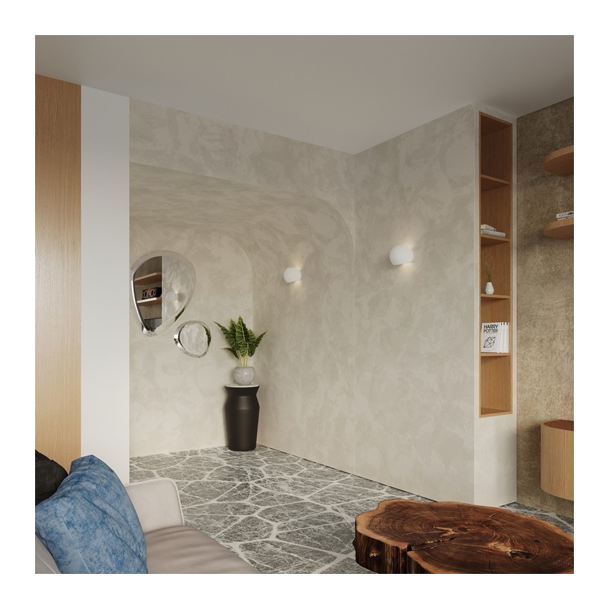 Luz de parede GLOBE 1xE27/60W/230V branco