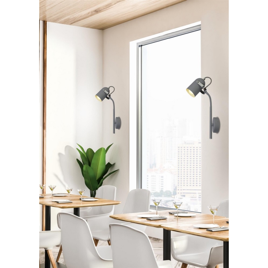 Luz de parede GRAY 1xE14/40W/230V