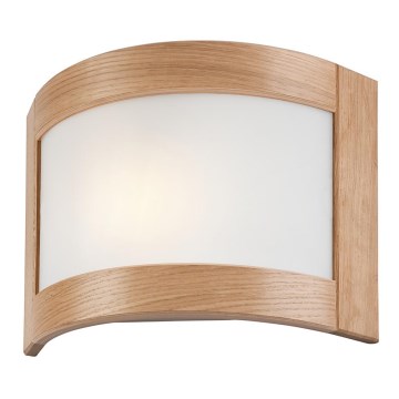 Luz de parede HALINA 1xE27/60W/230V carvalho