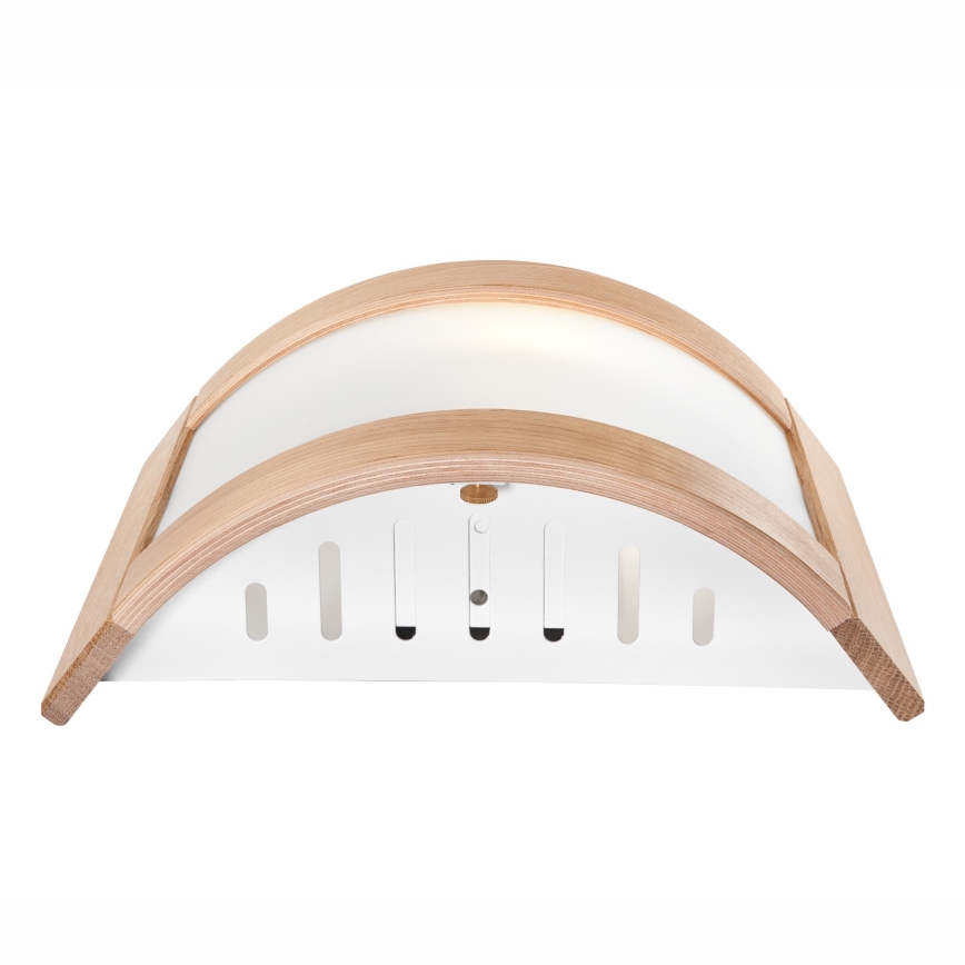 Luz de parede HALINA 1xE27/60W/230V carvalho