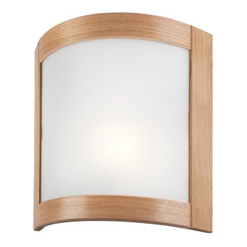 Luz de parede HALINA 1xE27/60W/230V carvalho