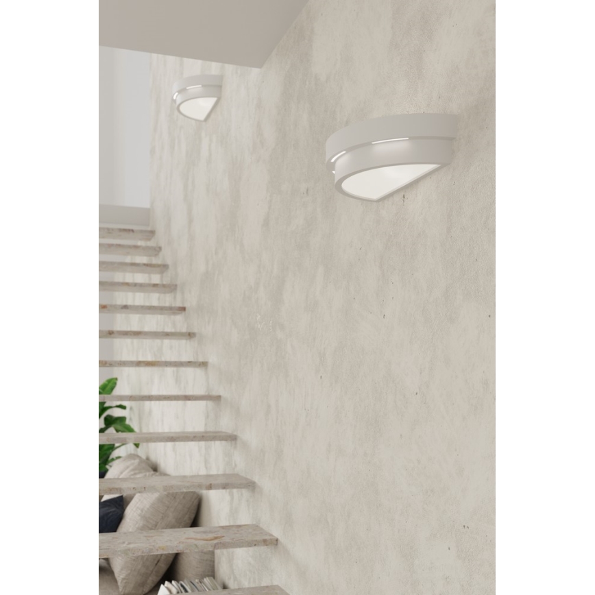 Luz de parede HELIOS 1xE27/60W/230V branco