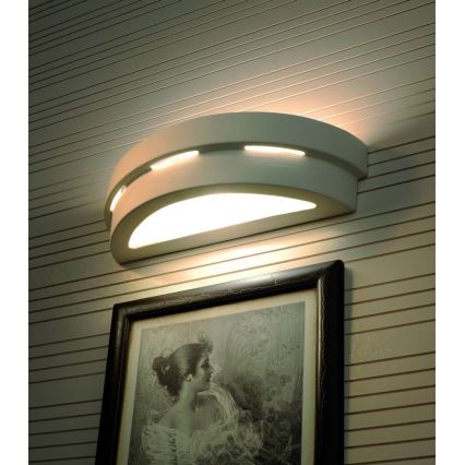 Luz de parede HELIOS 1xE27/60W/230V branco