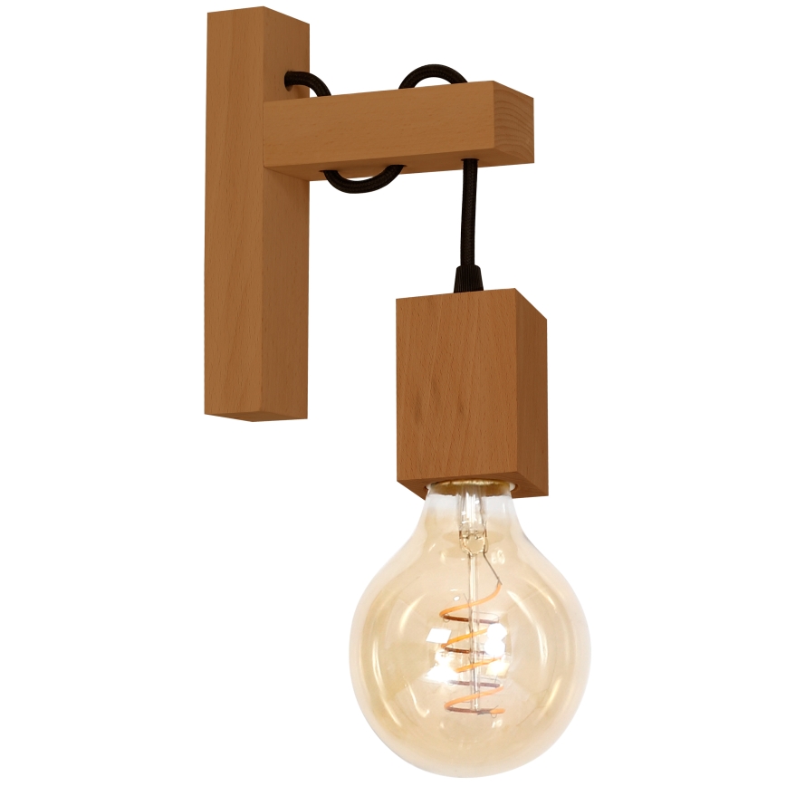 Luz de parede JACK 1xE27/40W/230V carvalho